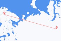 Fly fra Nojabrsk til Ivalo