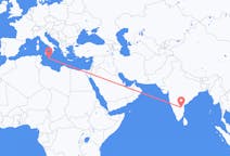 インド、 カダパから、インド、バレッタへ行きのフライト