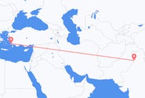 Loty z Amritsar, Indie do Bodrum, Turcja