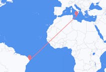 Flyg från Recife (kommun), Brasilien till Malta (kommun), Malta
