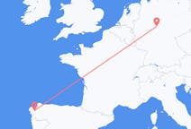 Flights from Santiago de Compostela, Spain to Kassel, Germany