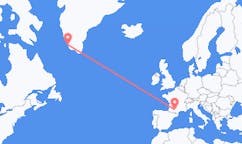 Flyg från Toulouse, Frankrike till Paamiut, Grönland