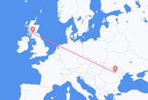 Flights from Bacău, Romania to Glasgow, Scotland