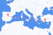 Vols de Madrid pour Antalya