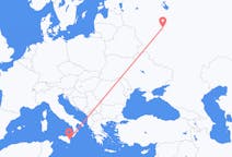 出发地 俄罗斯莫斯科目的地 意大利卡塔尼亚的航班