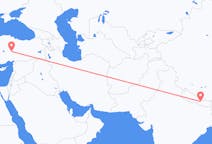 出发地 尼泊尔加德满都目的地 土耳其开塞利的航班