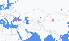 Flyg från Dunhuang, Kina till Ankara, Kina