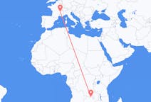 Flights from Lubumbashi, the Democratic Republic of the Congo to Lyon, France