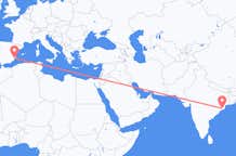 Flights from Bhubaneswar to Alicante