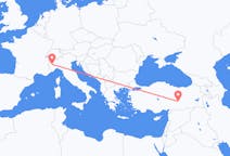 Vluchten van Malatya naar Turijn