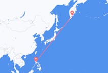 Flights from Manila, Philippines to Petropavlovsk-Kamchatsky, Russia