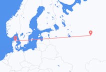 Fly fra Kirov til Aalborg