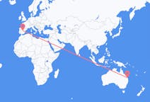 Flights from Bundaberg Region, Australia to Madrid, Spain