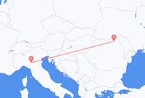 Vluchten van Parma, Italië naar Suceava, Roemenië