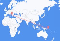 Flights from Kieta, Papua New Guinea to Tirana, Albania