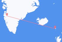 Flights from Sørvágur, Faroe Islands to Kangerlussuaq, Greenland