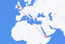 Flights from Jijiga, Ethiopia to Cardiff, Wales