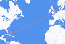 Flights from Deadman’s Cay, the Bahamas to London, England