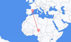 Flights from Gombe to Ibiza