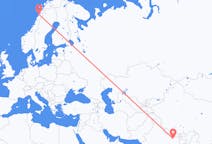 Flyreiser fra Patna, India til Bodø, Norge