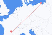 Flüge aus Danzig, Polen nach Rodez, Frankreich