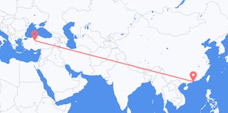 Flights from Macau to Turkey