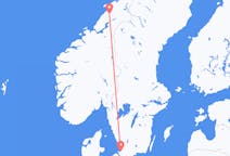 Vluchten van Ängelholm naar Namsos