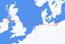 Flights from Szczecin in Poland to Belfast in Northern Ireland