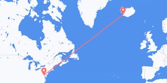 Flights from United States to Iceland