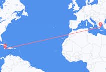 牙买加出发地 金斯顿飞往牙买加目的地 雅典的航班