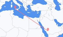 Voli dalla città di Bisha per Trapani