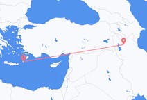 Flights from Tabriz to Karpathos