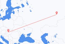 Flyg från Yekaterinburg, Ryssland till Budapest, Ungern