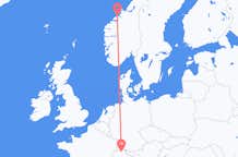 Flights from Kristiansund to Zurich