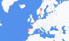 Flights from Rörbäcksnäs, Sweden to Lisbon, Portugal
