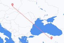 出发地 波兰克拉科夫目的地 土耳其錫瓦斯的航班