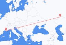 Рейсы из Уральск, Казахстан в Марсель, Франция