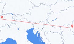 Fly fra Bern til Timișoara