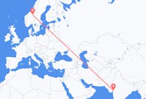 Flights from Vadodara, India to Røros, Norway