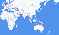 Flights from Hervey Bay, Australia to Van, Turkey
