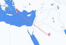 Flights from Ha il, Saudi Arabia to Rhodes, Greece
