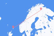 Flights from Shetland Islands, the United Kingdom to Ivalo, Finland
