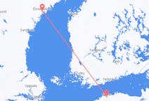 Vluchten van Tallinn naar Örnsköldsvik