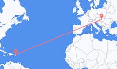 Flights from San Juan to Budapest