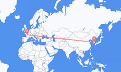Flights from Daegu, South Korea to Poitiers, France