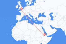Flights from Lalibela, Ethiopia to Caen, France
