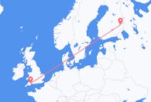 Flights from Joensuu, Finland to Exeter, the United Kingdom