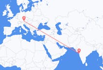 出发地 印度出发地 孟买目的地 奥地利萨尔茨堡的航班