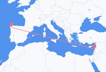 出发地 黎巴嫩出发地 贝鲁特目的地 西班牙圣地亚哥 － 德孔波斯特拉的航班