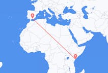 Voli from Lamu, Kenya to Granada, Spagna